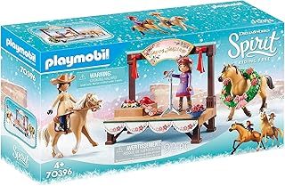 Playmobil 70396 DreamWorks Spirit Christmas Concert, Fun Imaginative Role-Play, PlaySets Suitable for Children Ages 4+