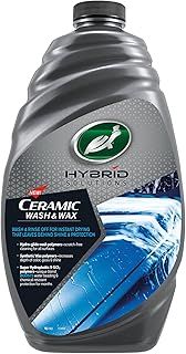 Turtle Wax Hybrid Solutions Ceramic Wash & Wax Car Shampoo 1.42 53340 - Car Cleaner with Ceramic Protector, Easy Rinse Formula That Removes Road Dirt & Leaves A Clean Glossy Finish