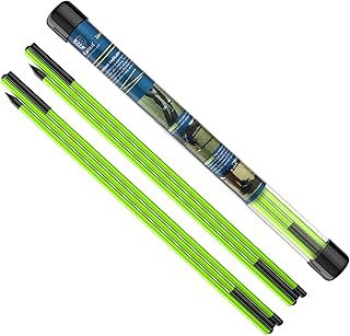 MoKo Golf Alignment Stick, 3 Set Golf Alignment Rods, 48" Collapsible Alignment Stick Golf Training Aid for Aiming, Putting, Posture Corrector, Golf Practice Sticks with Clear Tube Case