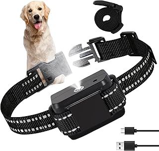 Anti bark collars for dogs, Waterproof Automatic Citronella Stop Bark Training Collar,With 2 adjustable spray sensitivities Bark Collar,Suitable for all types of large medium small dogs