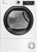 Hoover H-DRY 350 Freestanding Condenser Tumble Dryer, 9 Kg, Class B, Wi-Fi & Bluetooth, Four Drying Levels, Aquavision & Advanced Care, White, 59.6x60.4x85 cm - HRE C9TBE-80