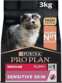 PRO PLAN® Medium Puppy Sensitive Skin Dry Dog Food with Salmon 3kg , Packaging May Vary