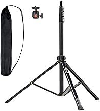 SMALLRIG 78.7"/ 200cm Light Stand Photography Tripod, Max Load 4kg, Compact Lightstand for Reflector, Ring Light, Small Softbox and COB Light, Umbrellas, Folded Size 22"/ 56cm RA-S200-4379