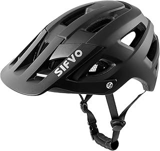 Bike Helmet Men and Women, SIFVO Cycle Helmet mtb Helmet Bicycle Helmet with Visor, Allround Cycling Helmets Road Bike Helmet Adult Bike Helmet Lightweight & Breathable 【M/L】