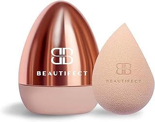 Beautifect Pod & Blender - Makeup Sponge with Protective Pod - Ventilated Beauty Blender Case for Makeup Blender - Includes Beauty Blender Sponge for Women