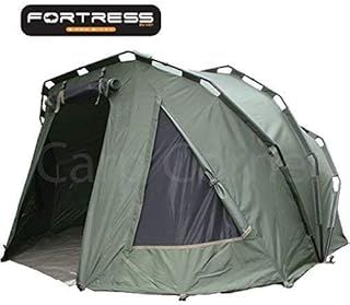 New Large 2 Man Carp Bivvy Fortress Pram Hood Style & Heavy Duty Groundsheet