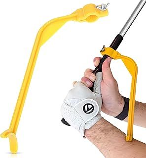 Golf Swing Trainer Guide - Improve your Swing Plane, Wrist Hinge, and Posture for Consistent Golf Shots, Suitable for Right and Left-Handed Golfers, Beginners, Women, and Juniors