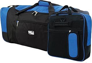 Fashion By Purdashian Travel Bag | Easy to Store Folding Large Suitcase | 1.2 Kilo Lightweight Suitcase Wheeled Holdall | Large 32" Duffle Bag with Wheels