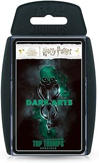 Top Trumps Harry Potter Dark Magic Specials Card Game, Play with Voldemort, Bellatrix Lestrange, Barty Crouch Jr and Draco Malfoy, Educational for 2 plus players makes a great gift for ages 6 plus