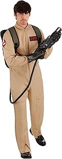Men's Ghostbusters Deluxe Fancy Dress Costume Large Brown