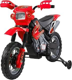 HOMCOM 6V Kids Child Electric Motorbike Ride on Motorcycle Scooter Children Toy Gift for 3-6 Years (Red)