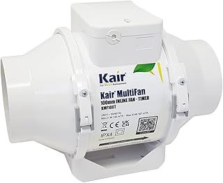 MultiFan In Line Fan 100mm with Timer