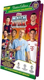 Topps Match Attax 23/24 - Advent Calendar - 120 Match Attax cards including exclusive Festive Edition Squadzone cards
