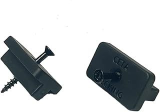 Composite Decking T Clips Fixing. Black Fitting Screw Included (100)