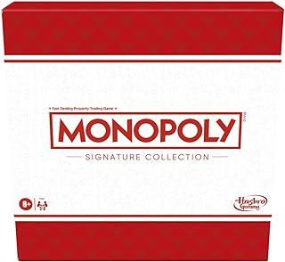 Monopoly Signature Collection Family Board Game for 2 to 6 Players, Premium Packaging and Components, Game for Ages 8+