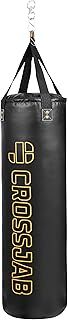 CROSSJAB 4ft,5ft Punch Bag Boxing Training Heavy Duty EMPTY-UNFILLED Kickboxing MMA Grappling Muay Thai Karate BJJ, Adult Home Gym Fitness