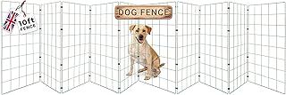 Conka Pets – Outdoor Dog Fence – Wire Garden Barrier for Medium and Large Dogs – 1 Metre High – 10cmx12cm Mesh Stops Dogs from Jumping - Portable, Lightweight and Foldable - Covers 10ft/3 Metre Gap