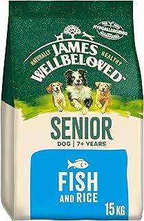 James Wellbeloved Complete Dry Senior Dog Food Fish and Rice, 15 kg