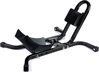 BikeTek Motorcycle Motorbike Front Wheel Chock Locking Stand System 17-21" Adjustable Fixing Holder Support Van Trailer Transport System