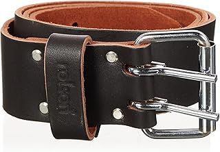 Rolson 68585 50 mm Top Grain Double Pin Leather Belt