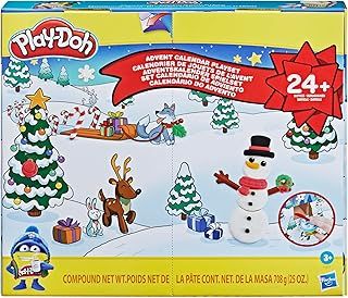 Play-Doh Advent Calendar Toy for Children 3 Years and Up with Over 24 Surprises, Playmats and 24 Play-Doh Pots
