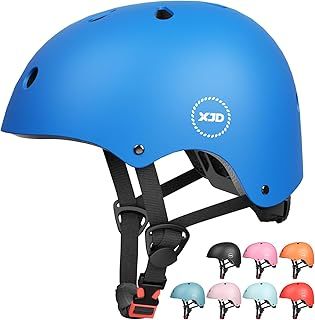 XJD Kids Helmet Toddlers Bike Helmet Age 3-13 Years Adjustable Skateboard Helmet for Cycle BMX Scooter Roller Skating for Children Boys/Girls