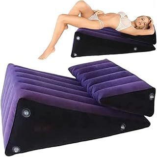Sex Cushion Set 2Pcs Sex Aid Ramp Inflatable Magic Sofa Combination Triangle Pillow Supportive Wedge Posture Versatile Cushion Toys Body Support Pad for Couples