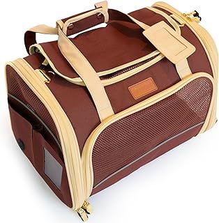 Pet Carrier Dog Carrier for Small Medium Dogs Large Cat Carrier Bag Pet Carriers for Cats Pet Carriers for Dogs Cat Bag Travel Carrier Small Dog Car Carrier Bag Foldable Pet Carrier