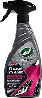 Turtle Wax Hybrid Solutions Ceramic 3-in-1 Detailer, Waterless Car Detailing Spray, 500ml, Pack of 1, Fruity Scent, Acts as a Car Wash, Ceramic Polish and Wax, Leaving a Long Lasting Shine