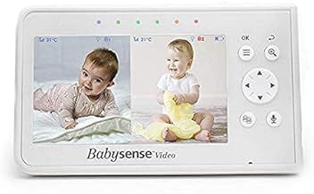 Babysense Split Screen Parent Unit for Video Baby Monitor V43