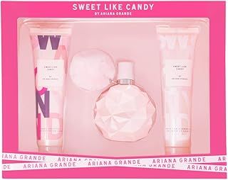 Ariana Grande Sweet Like Candy By Ariana Grande 3 Piece Gift Set - 3.4 Oz Eau De Parfum Spray, 3.4 Oz Body Souffle, 3.4