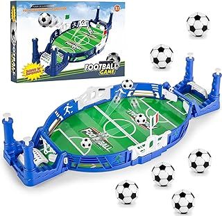 Football Games, Football Gifts for Boys, Table Football Game with 6 Mini Football, Football Board Game Boys Football Gifts, Football Table Football Toys for Kids and Adults
