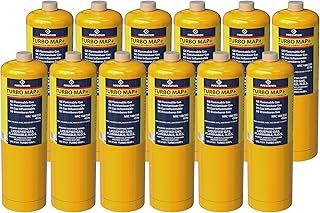 12x Mapp/Map Pro Plus Propane Gas Canister Cartridge Disposable Cylinder Bottle for Blowtorch Tools | Plumbing Blow Torch Canisters for Plumbers Soldering Mechanics | Burns 20% Hotter Than Propane