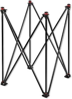 Uber Games Adjustable & Collapsible Carrom Board Stand – 30" Elevated Platform for Level Play, Fully Adjustable Legs, Lightweight, Foldable for Easy Storage & Transport with Canvas Carry Bag