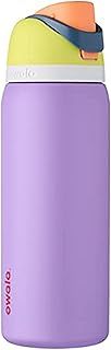 FreeSip Insulated Stainless Steel Water Bottle with Straw, BPA-Free Sports Water Bottle, Great for Travel, 32 Oz, Retro Boardwalk