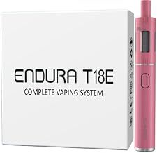 INNOKIN Endura T18E Vape Pen Kit (Pink) 1000mAh Battery, Prism T18E Atomizer, Easy-to-Use Starter Kit for Beginners - Electronic Cigarette with Optimal Performance and Reliability No Nicotine