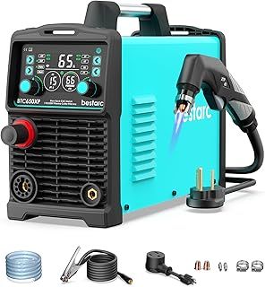 Plasma Cutter, 65Amp Blow Back Pilot Arc Technology, 110V/220V Dual Voltage Non-HF CNC Plasma Cutting Machine, Digital Screen Display (BTC650XP 11GEN 110V/220V)
