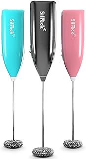 Milk Frother, Handheld Coffee and Cappuccino Mixer, Automatic Milk Foam Maker, Milk Frother Egg & Milkshake Whisk(Black)