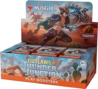 Magic The Gathering Outlaws of Thunder Junction Play Booster Box - 36 Packs (504 Magic Cards)