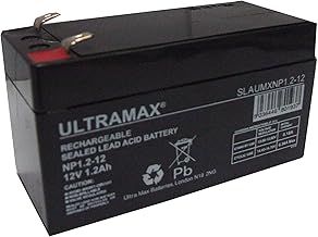 ULTRAMAX NP1.2-12, 12V 1.2AH 20HR (AS 1.3AH) SEALED LEAD ACID RECHARGEABLE ALARM BATTERY