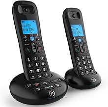 BT 3570 Cordless Landline House Phone with Nuisance Call Blocker, Digital Answer Machine, Twin Handset Pack