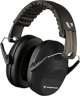 Vanderfields Ear Defenders Adults, 26dB Certified UKCA, Noise Cancelling Headphones, Safety Earmuffs Ear Protectors, Sensory Headphones, Ear Defenders for Autism, DIY, Mowing, Construction