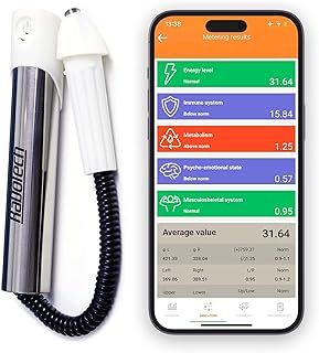 PRO - Enhanced Wellness and Fitness Tracker, Smart Body Conductivity Analyzer with Easy-to-Read Reports
