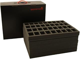 Tabletop Tyrant Defender Figure and Storage Case inc Foam Holds 144 Models (35 mm Standard Infantry)