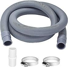 twoonto Drain Hose Extension for Washing Machines, 1M Universal Washing Machine Hose, Drain Hose Dishwasher Extension Set Including Hose Connector and Hose Clamps