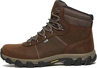 Peter Storm Men’s Caldbeck Walking Boot with High Traction Rubber Sole & Ankle Support, Durable Leather Upper, Waterproof, Breathable, Lightweight, Outdoors, Hiking & Trekking Footwear