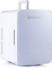 Subcold Ultra 10 Mini Fridge Cooler & Warmer | 3rd Gen | 10L capacity | Compact, Portable and Quiet | AC+DC Power Compatability (White) (Renewed)