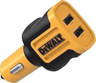 DEWALT 2-Port Mobile USB Charger, 24W