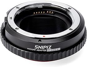 EF-EOS R2 Lens Mount Adapter EF/EF-S Lens to RF Mount Camera Autofocus Lens Converter Compatible with Canon EF/EF-S Lens to EOS R, RP, R3, R5, R6, R6II, R7, R8, R10, R50, R100 Cameras