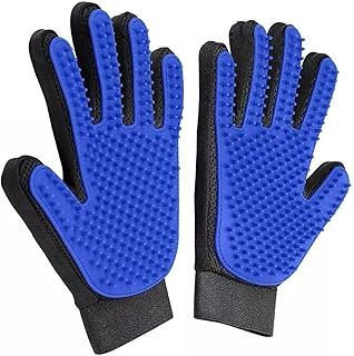 ZDXY Pet Glove, Pet Grooming Bathing Washing Hair Remover Brush Fur Mitts, for Cat Dog Horse Rabbit Animal（2 pieces）